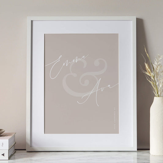 Couples Name Print