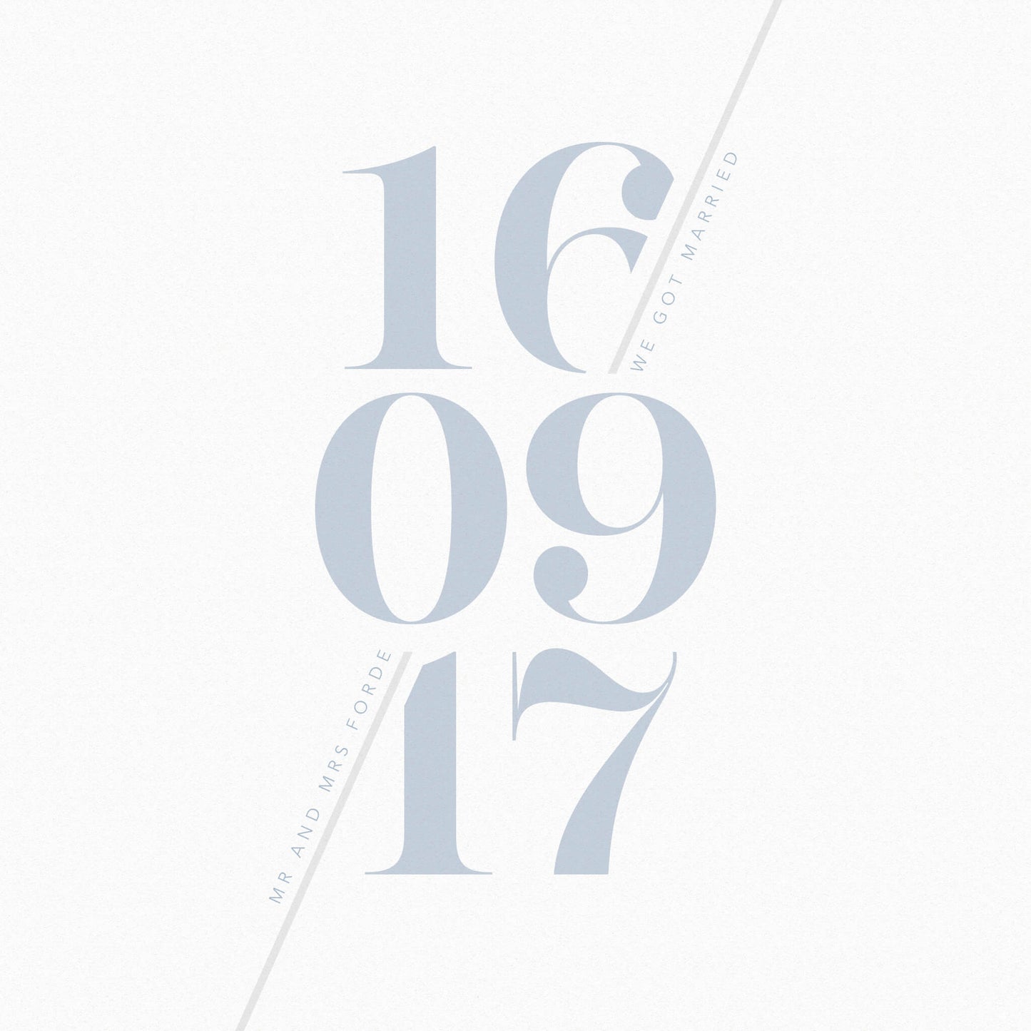 Personalised Date Print