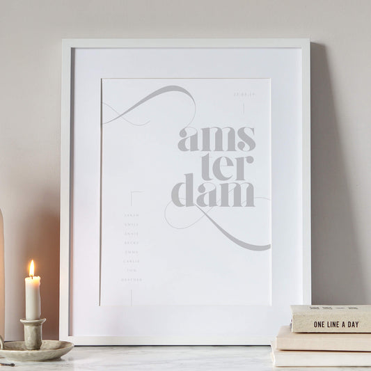 Personalised Destination Print