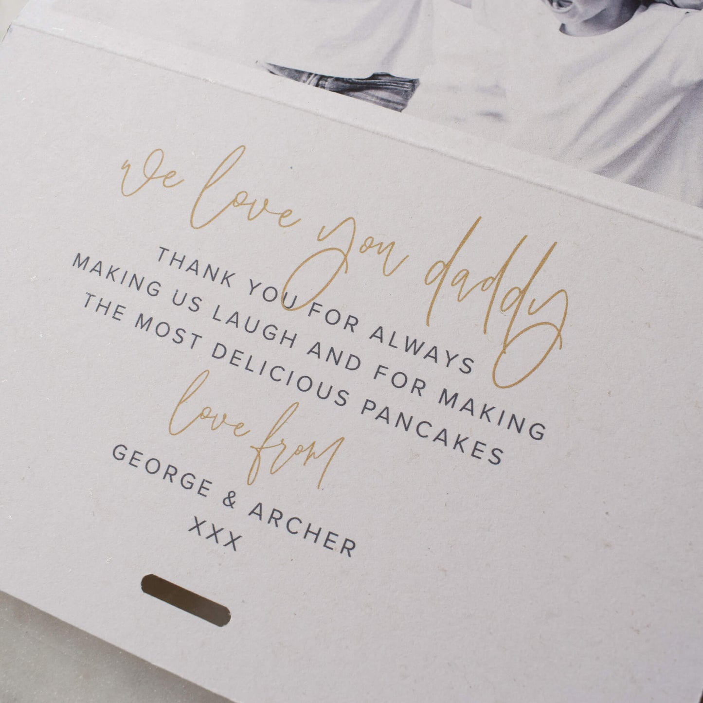 Personalised Daddy Photo Card