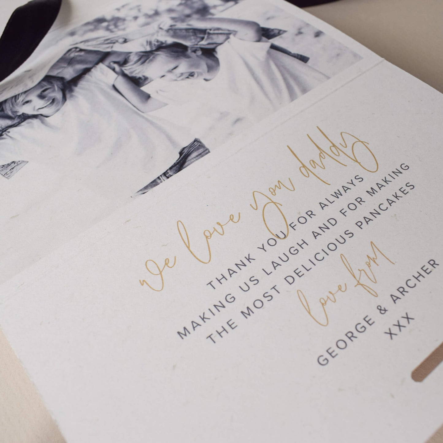 Personalised Daddy Photo Card