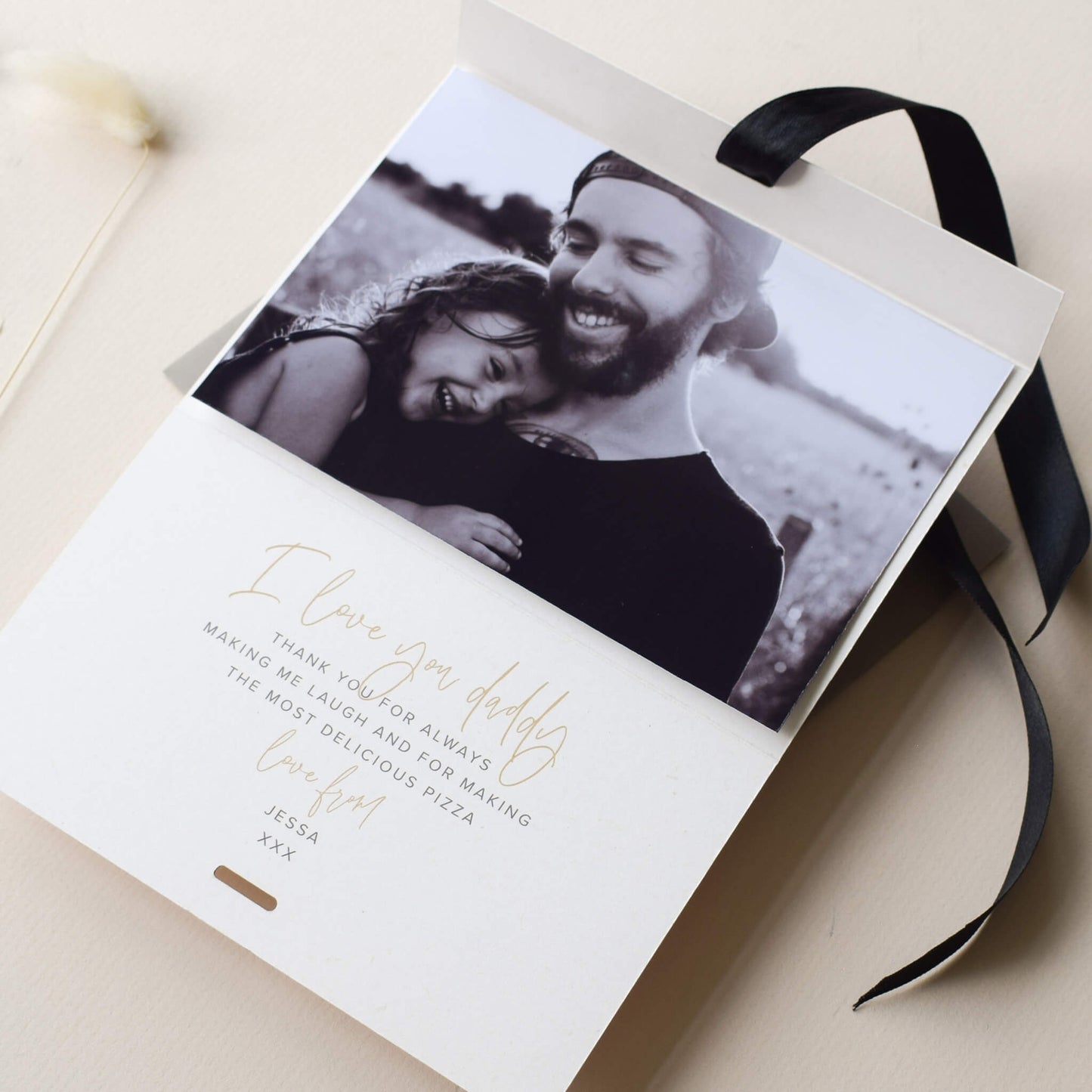 Personalised Daddy Photo Card