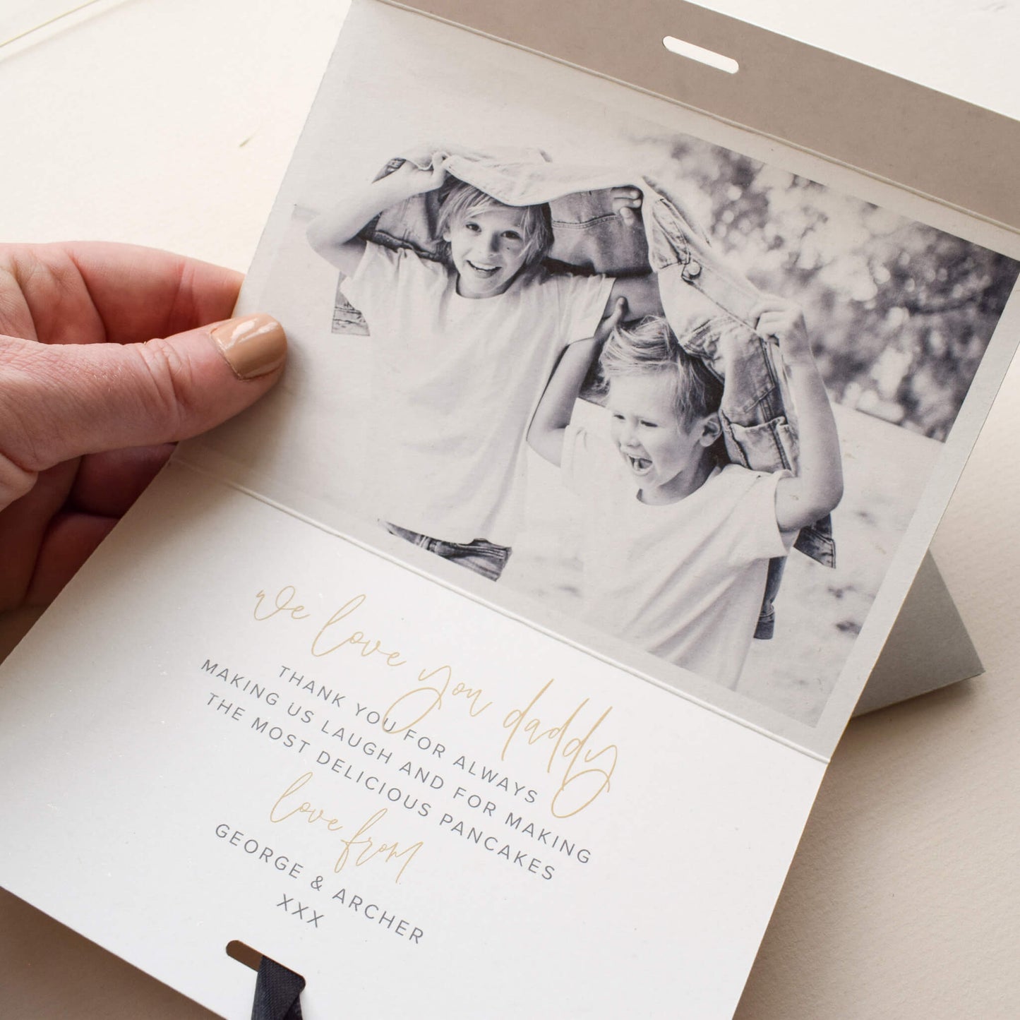 Personalised Daddy Photo Card