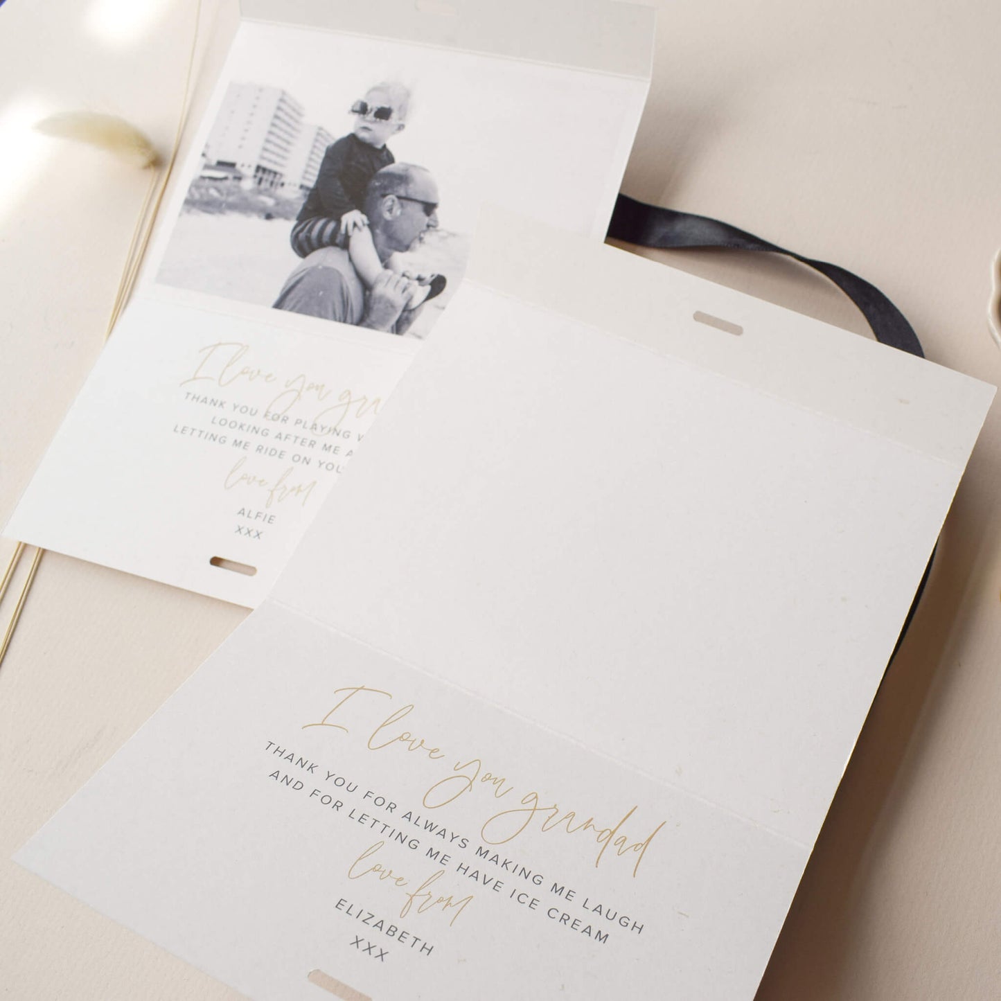 Personalised Grandad Photo Card