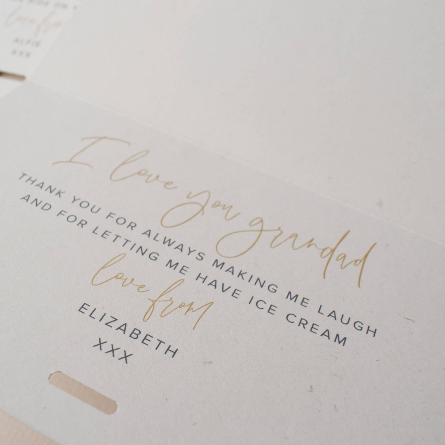 Personalised Grandad Photo Card