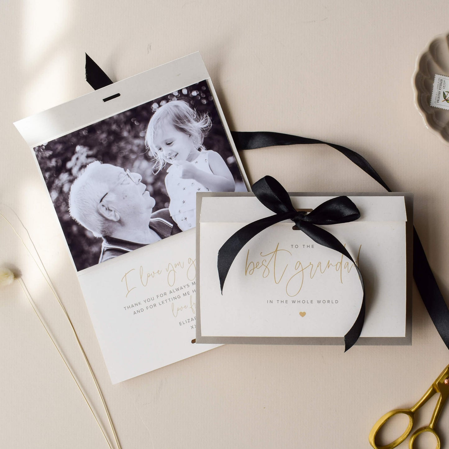 Personalised Grandad Photo Card