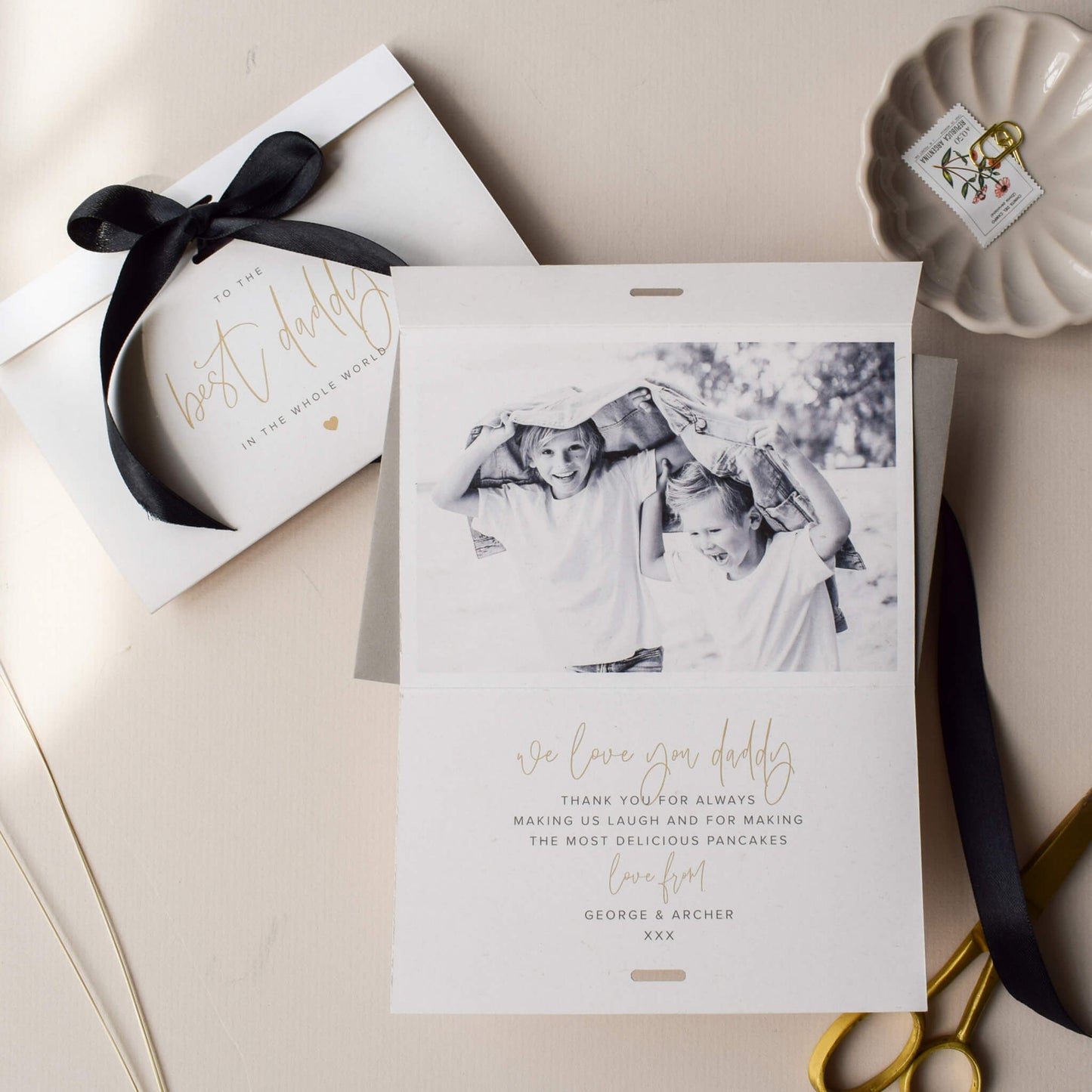 Personalised Daddy Photo Card