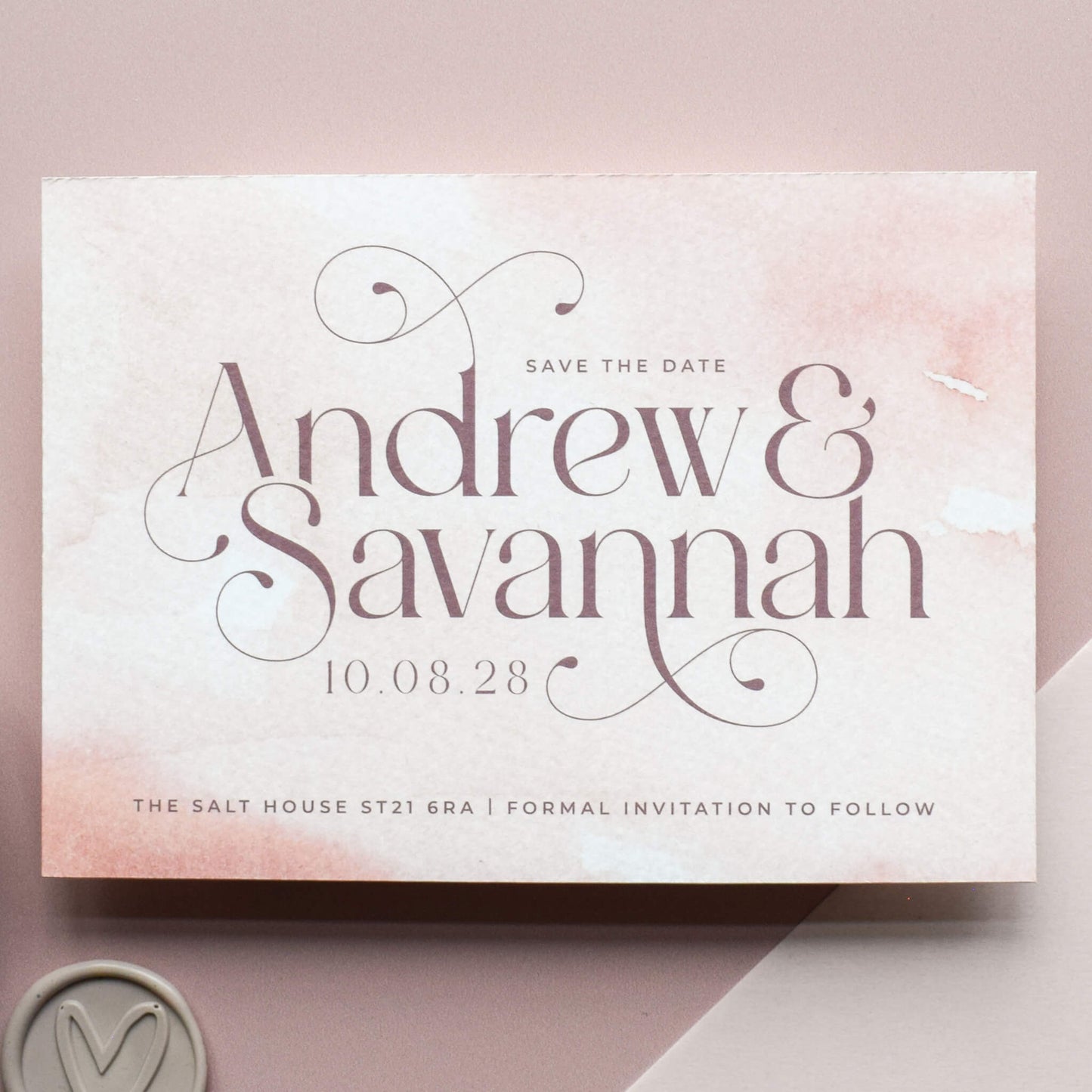 The Seraphine Save The Date Sample