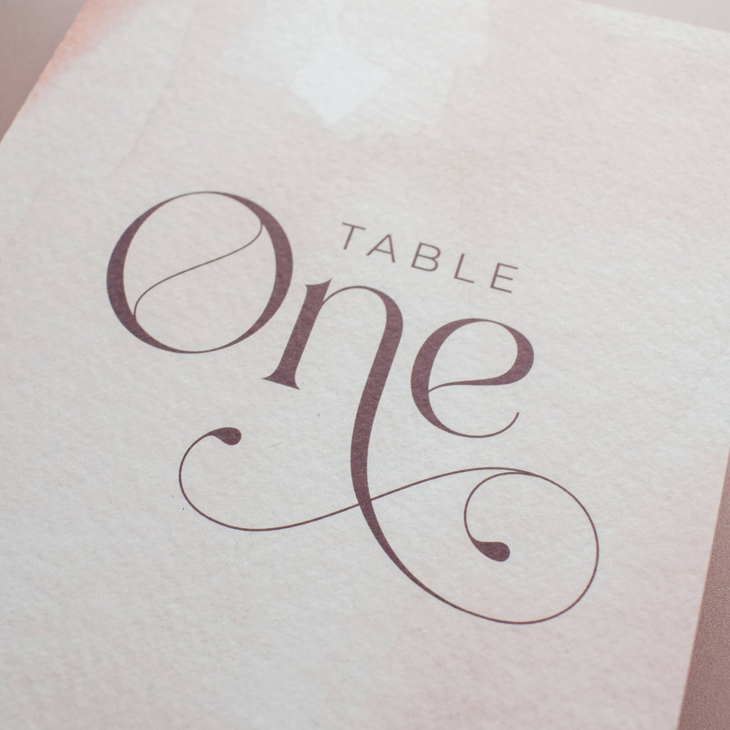 Seraphine Table Numbers