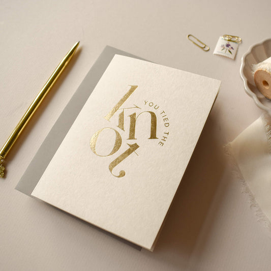 You Tied The Knot Card Mist
