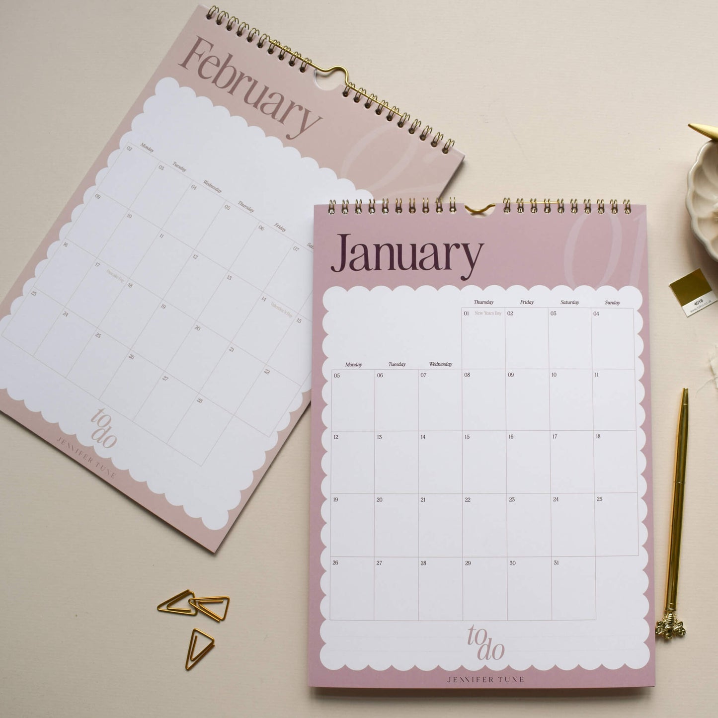 2026 A4 Monthly Calendar