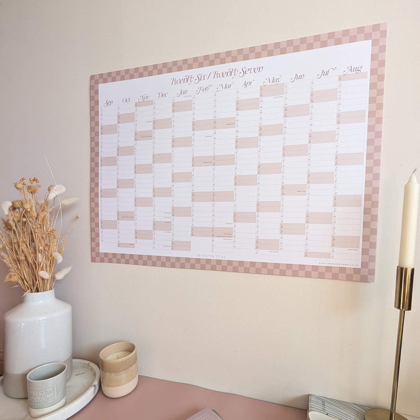 2026/27 Academic Year Wall Planner