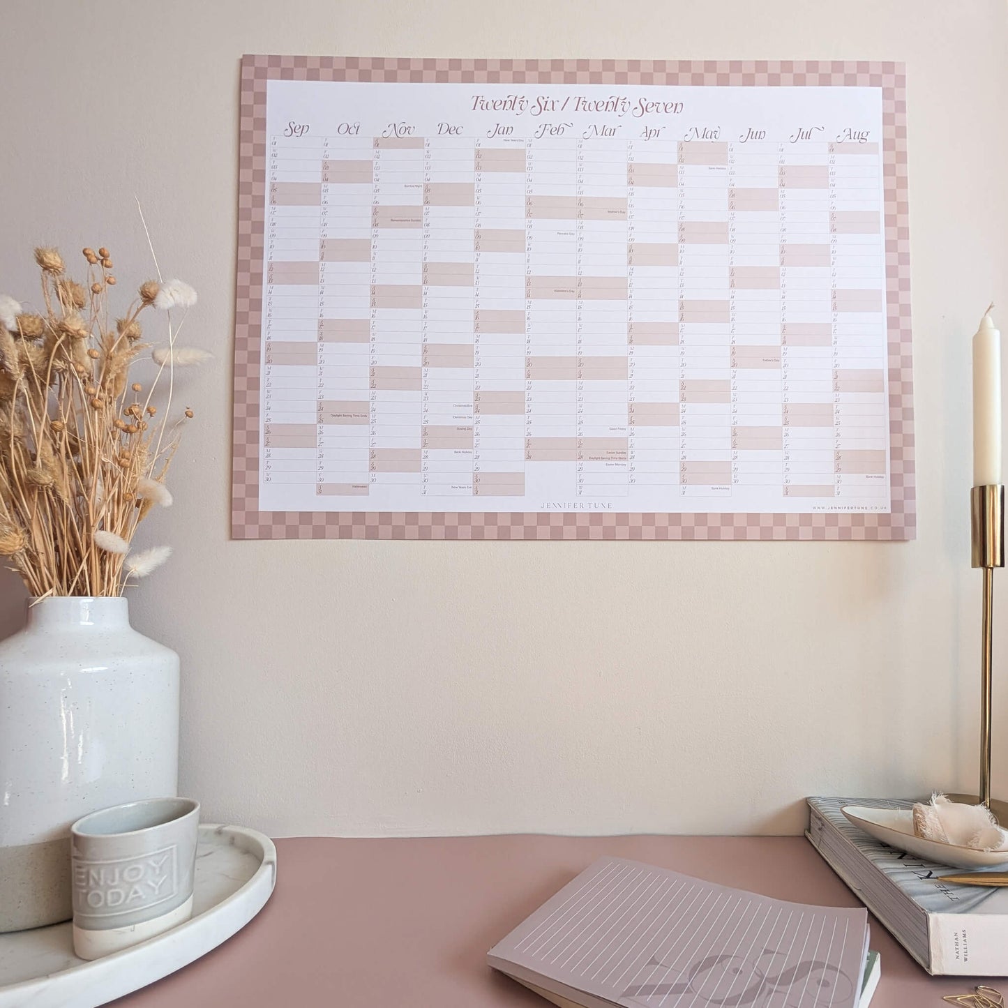 2026/27 Academic Year Wall Planner