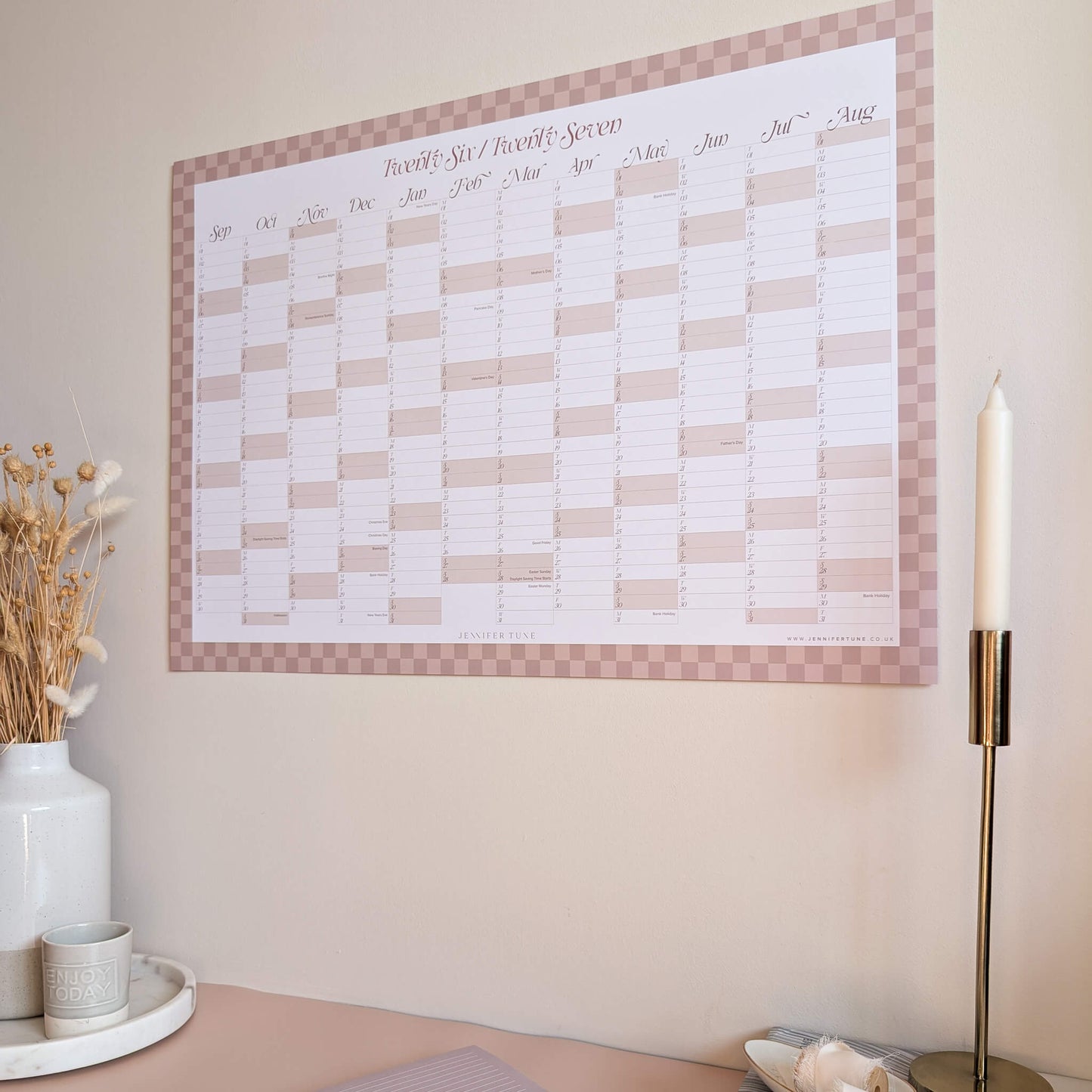 2026/27 Academic Year Wall Planner