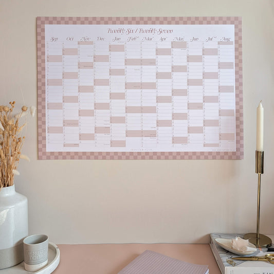 2026/27 Academic Year Wall Planner