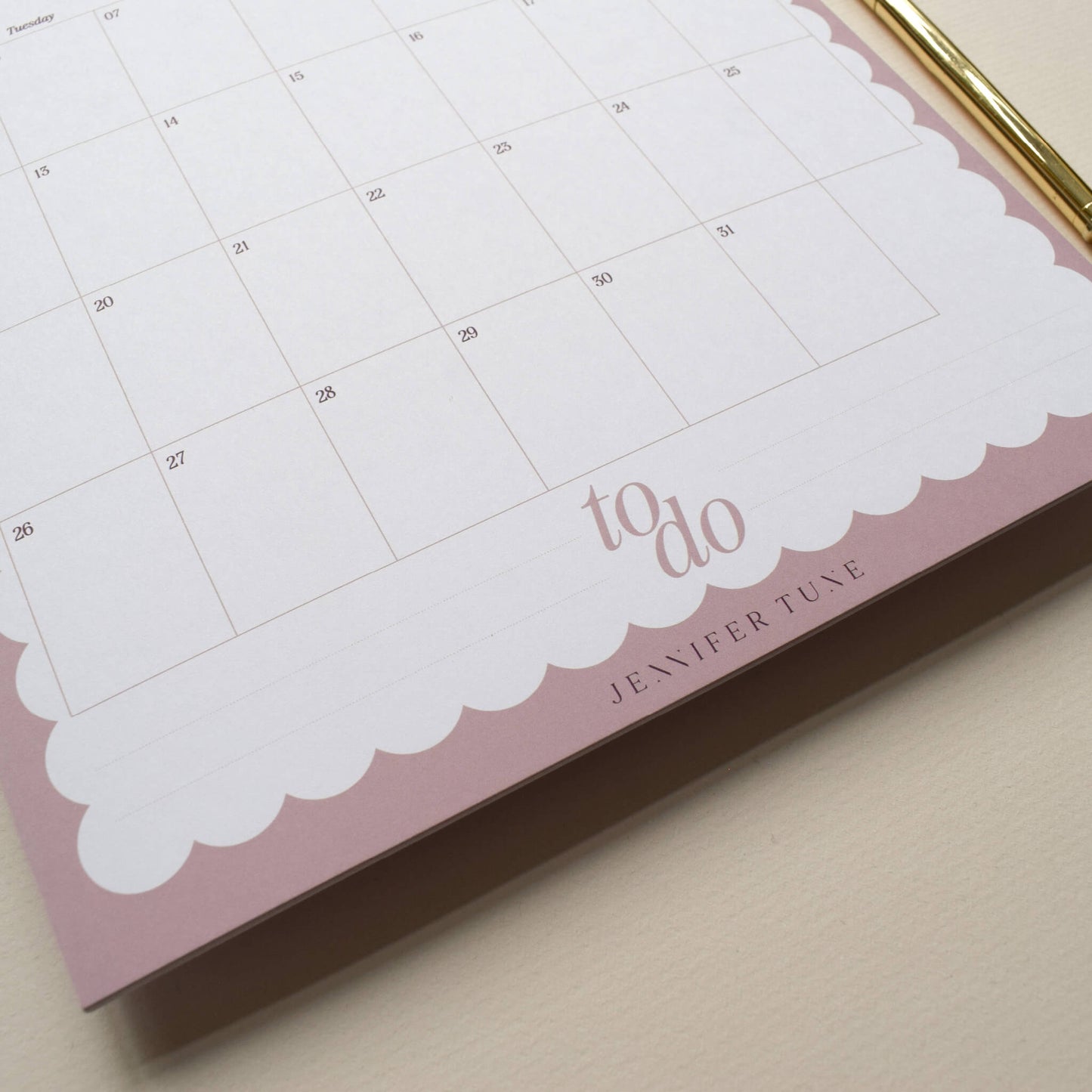 2026 A4 Monthly Calendar