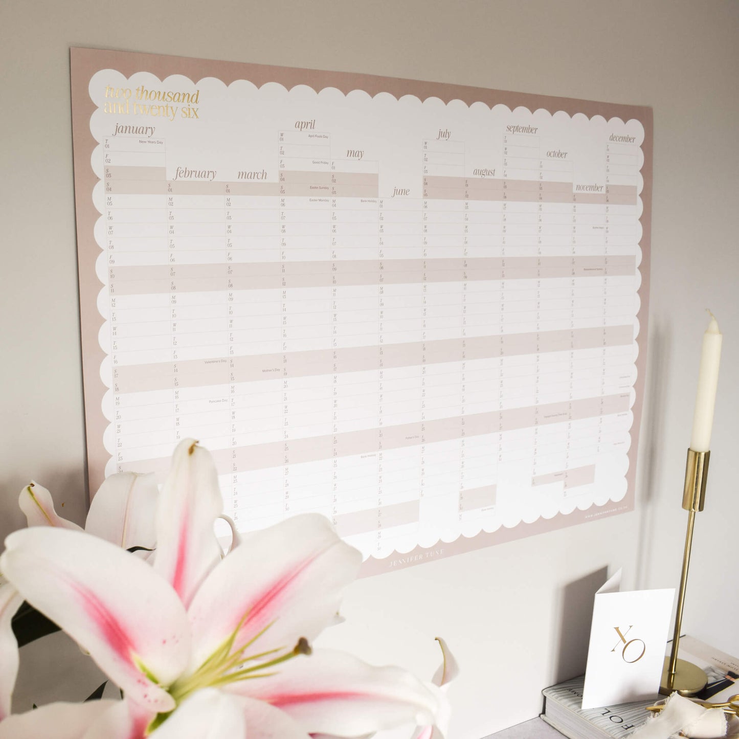2026 Wall Planner