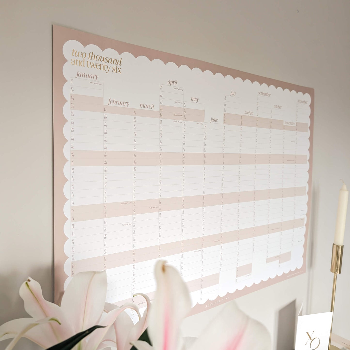 2026 Wall Planner
