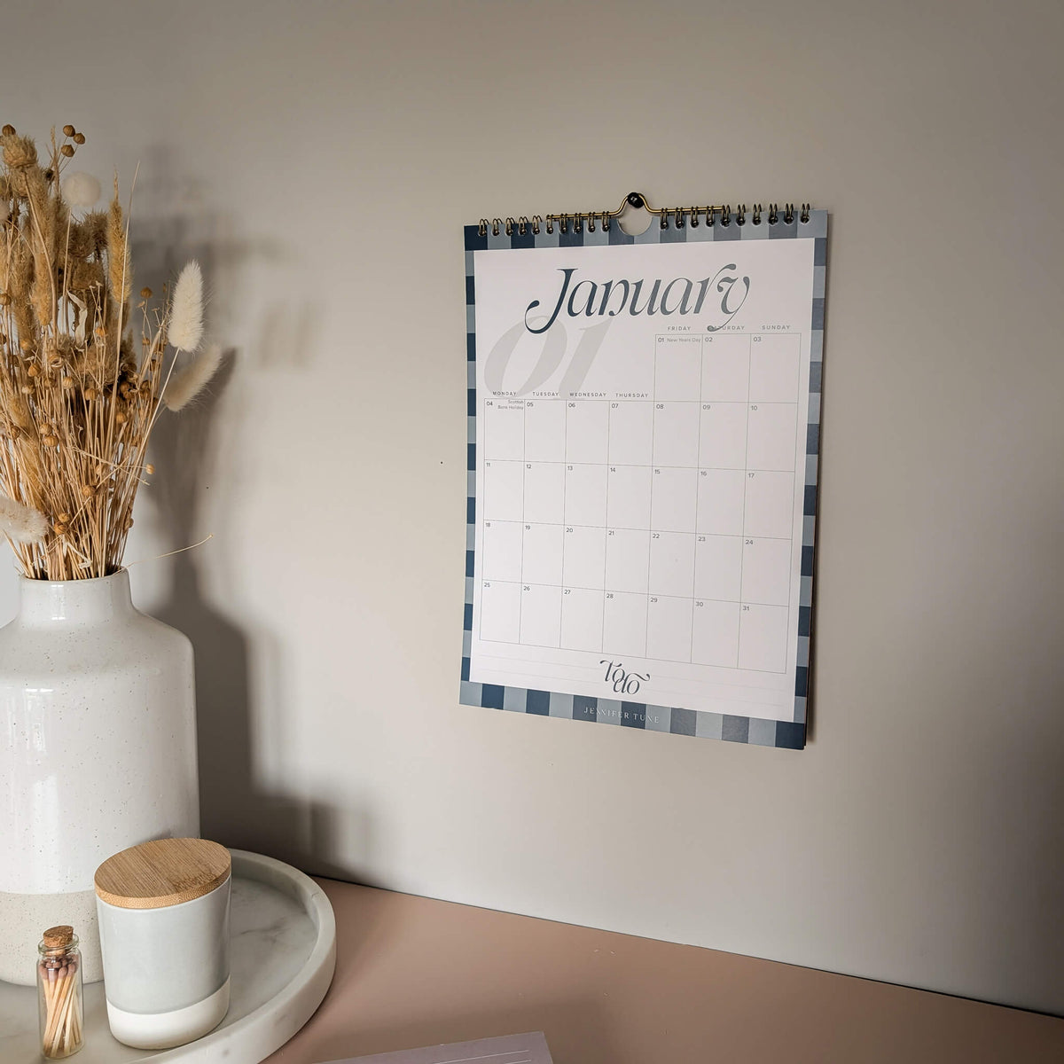 2027 A4 Monthly Calendar