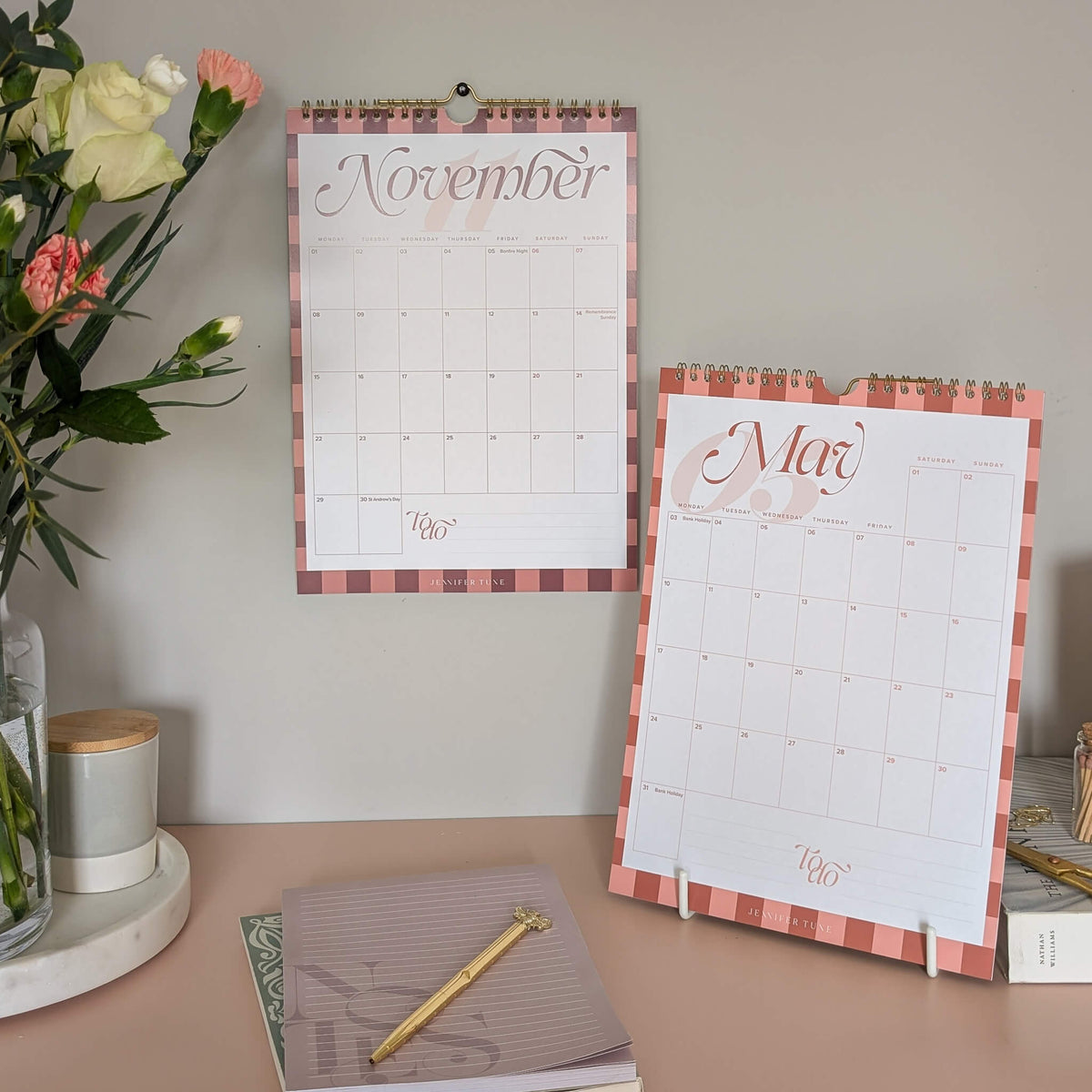 2027 A4 Monthly Calendar