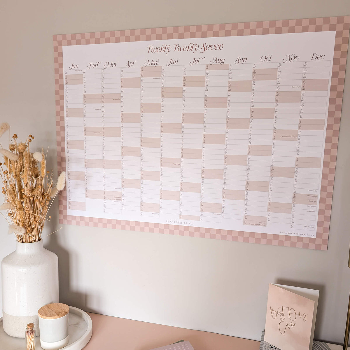 2027 Wall Planner