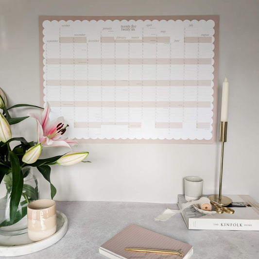 2025/26 Academic Year Wall Planner