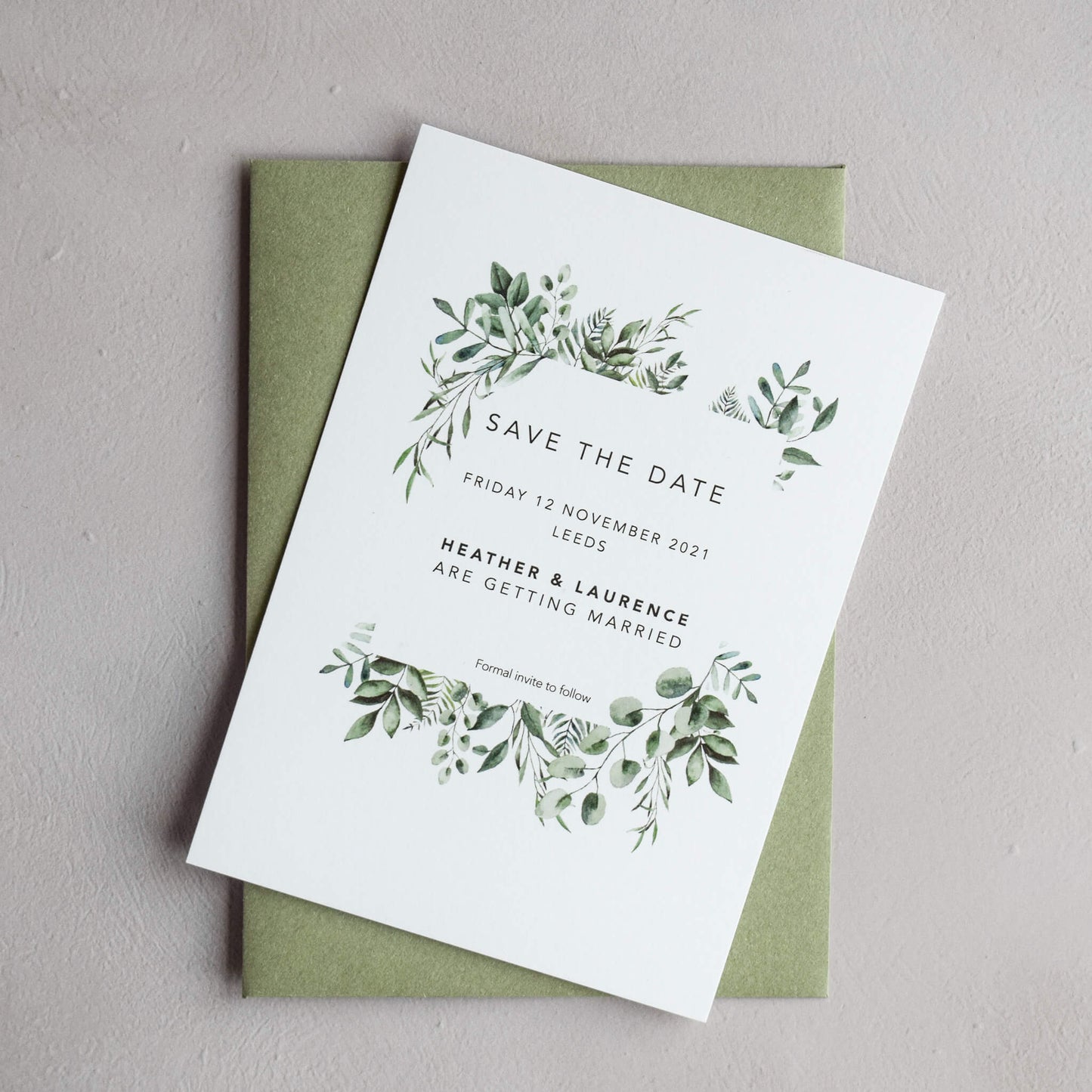 The Verdant Save The Date