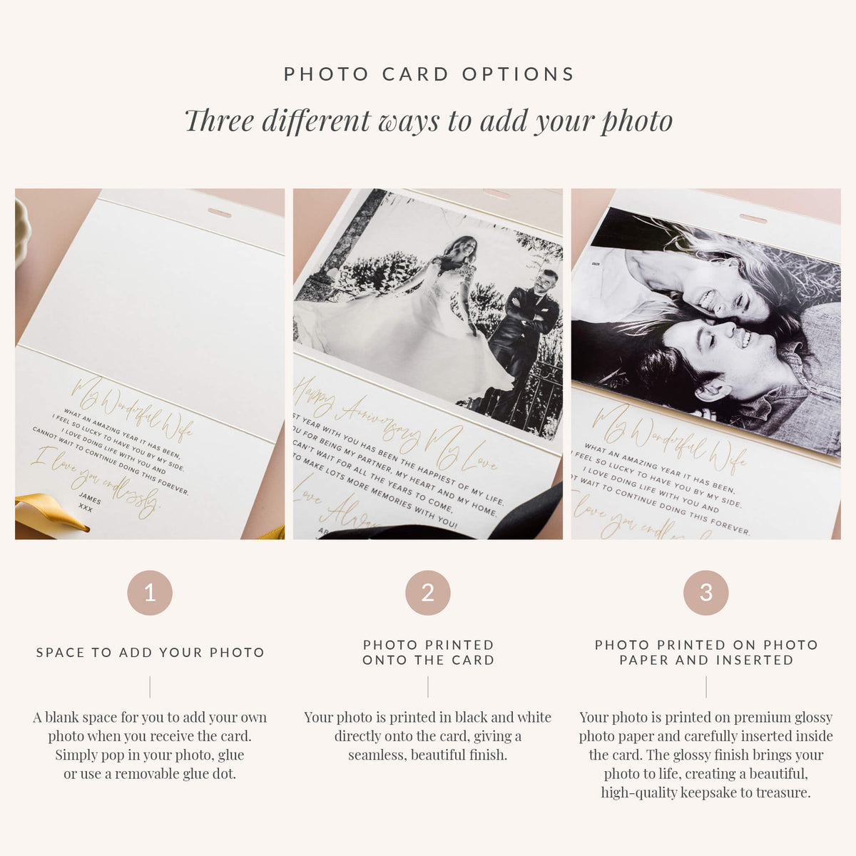 Personalised You And Me Anniversary Card