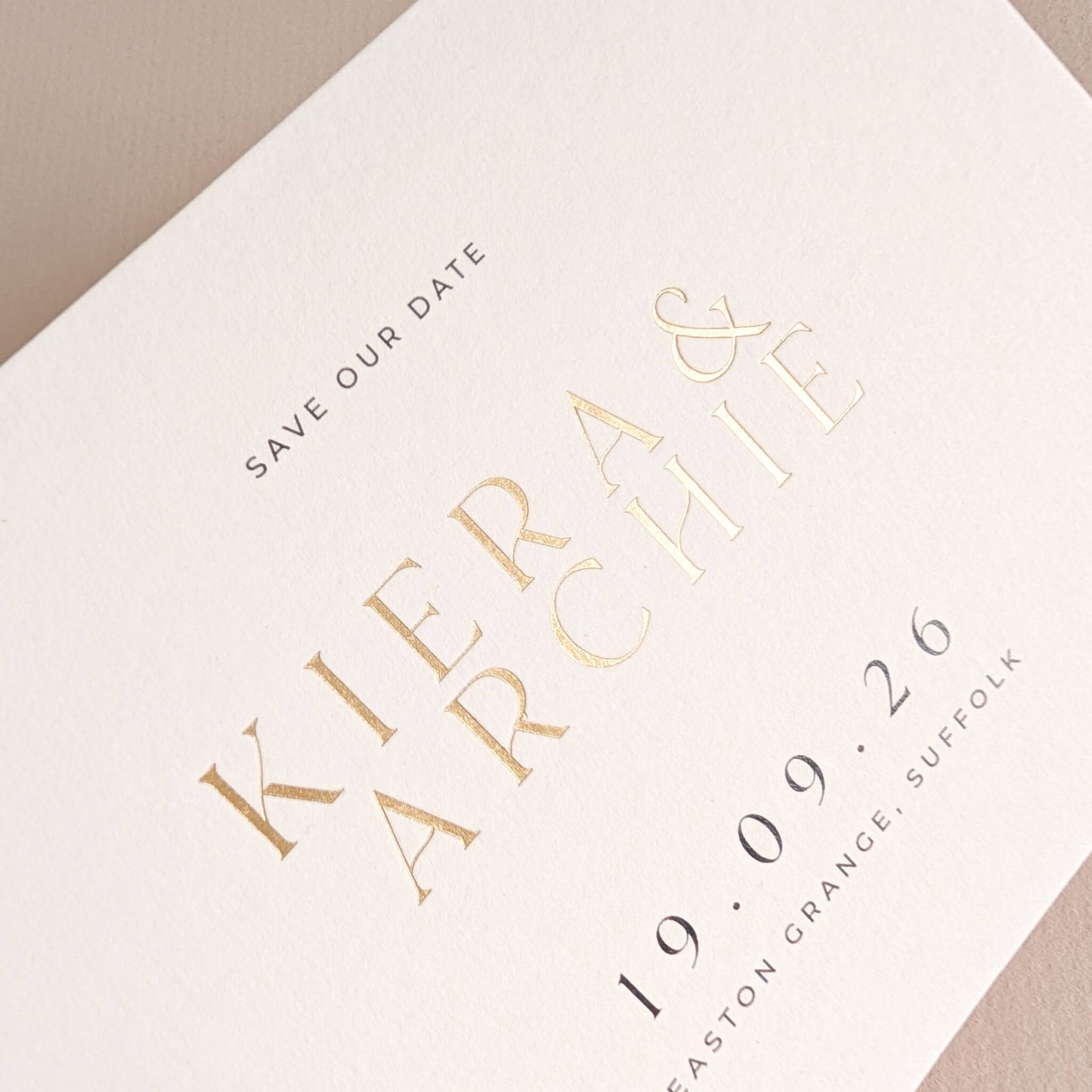 The Aliferous Save The Date Sample