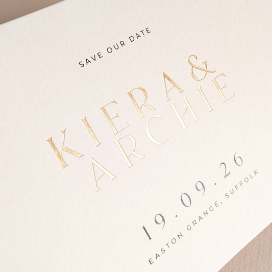 The Aliferous Save The Date Sample