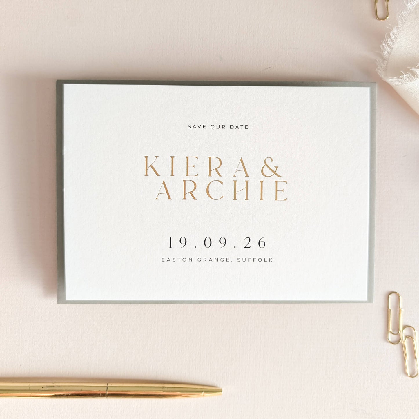 The Aliferous Save The Date Sample