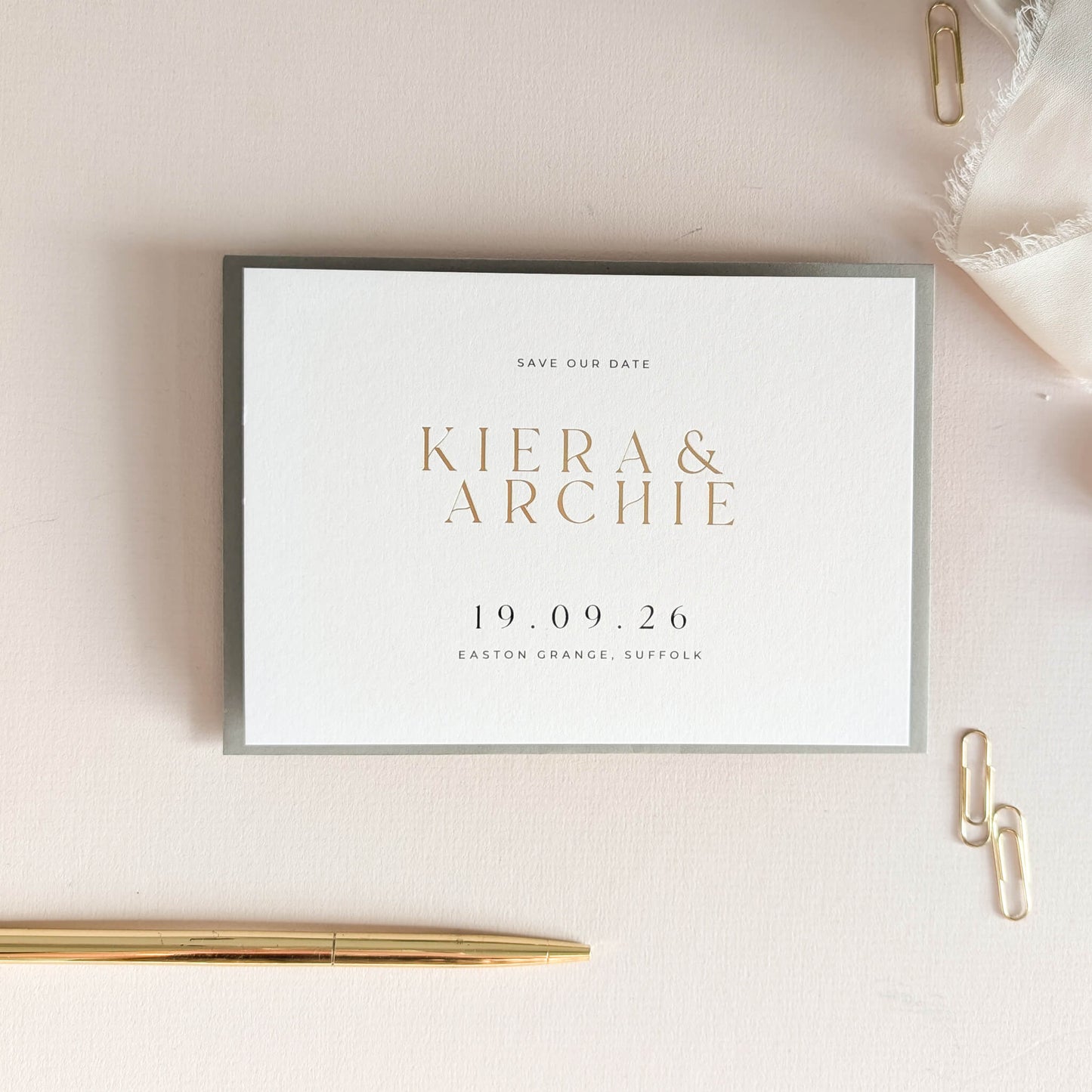 The Aliferous Save The Date Sample