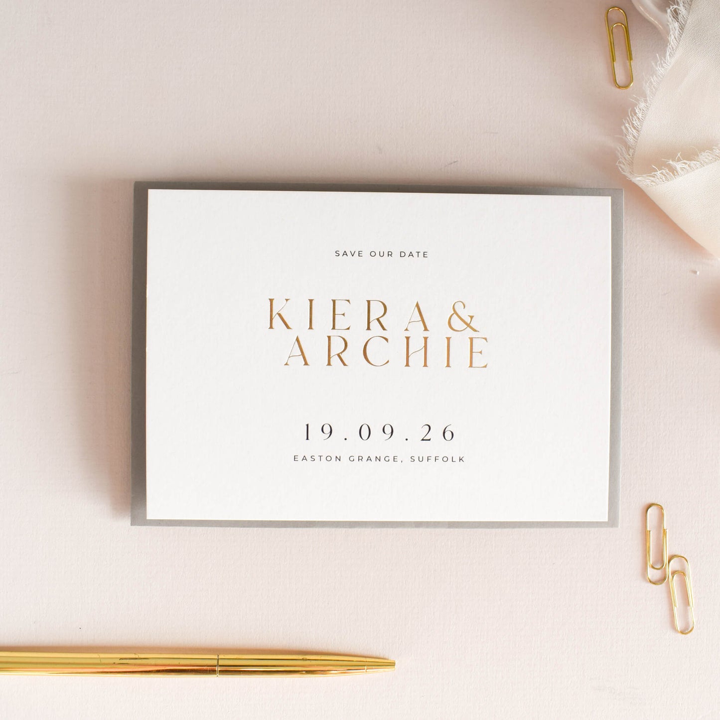 The Aliferous Save The Date Sample