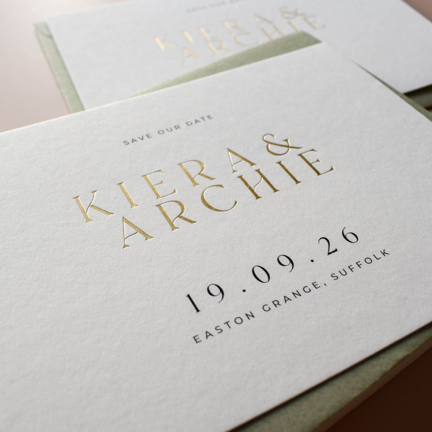 The Aliferous Save The Date Sample