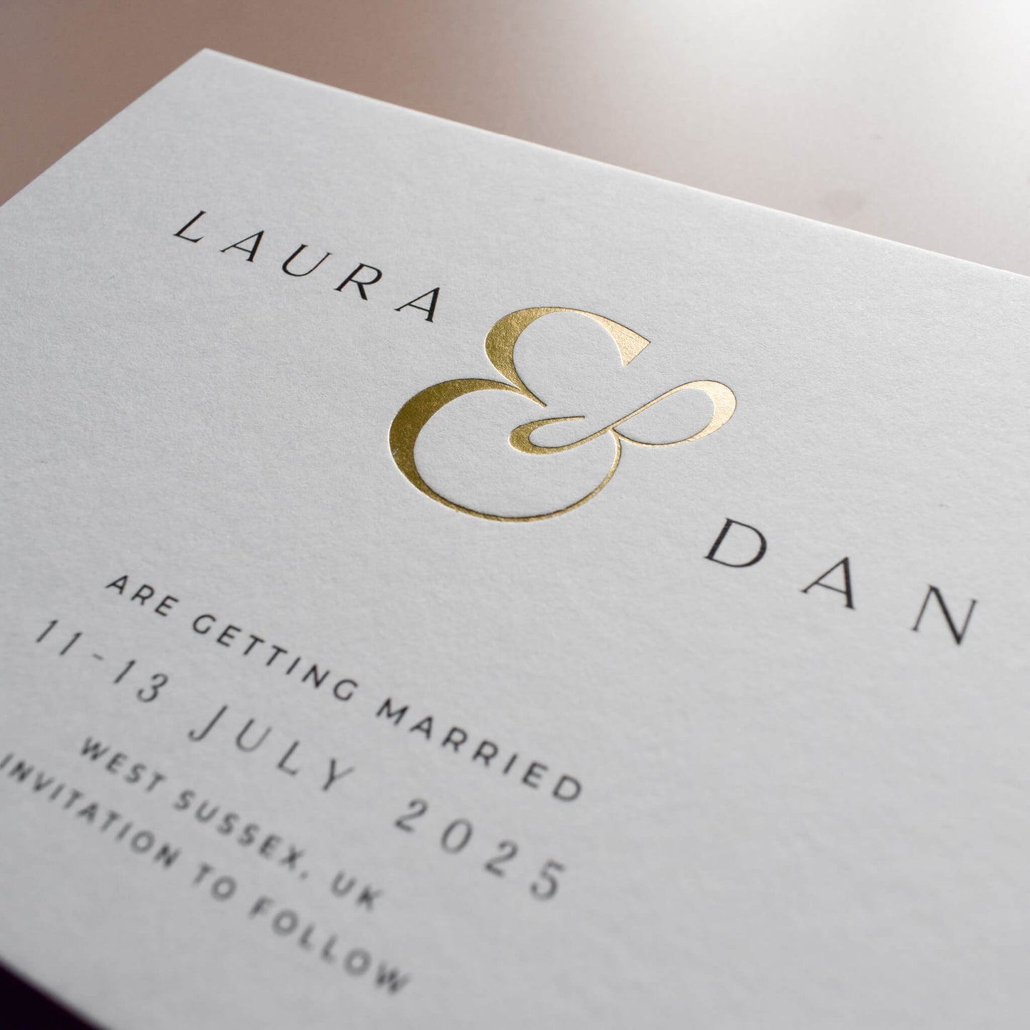 The Ampersand Save The Date