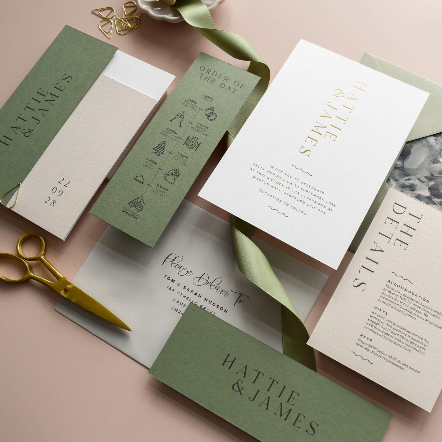 The Aliferous Invitation Suite Sample