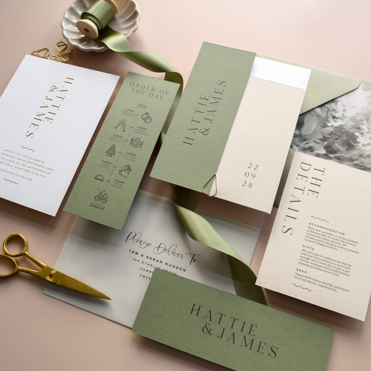 The Aliferous Invitation Suite Sample