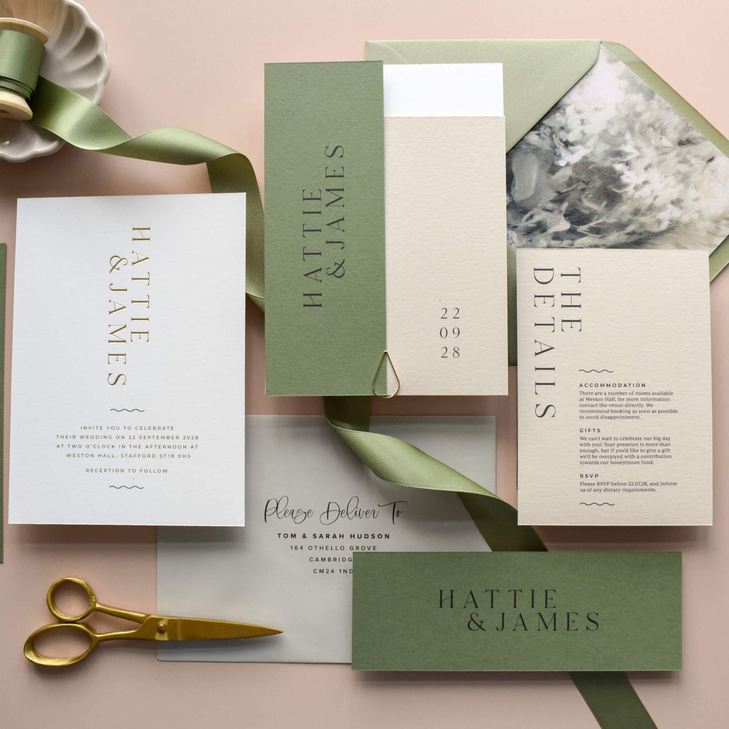 The Aliferous Invitation Suite Sample