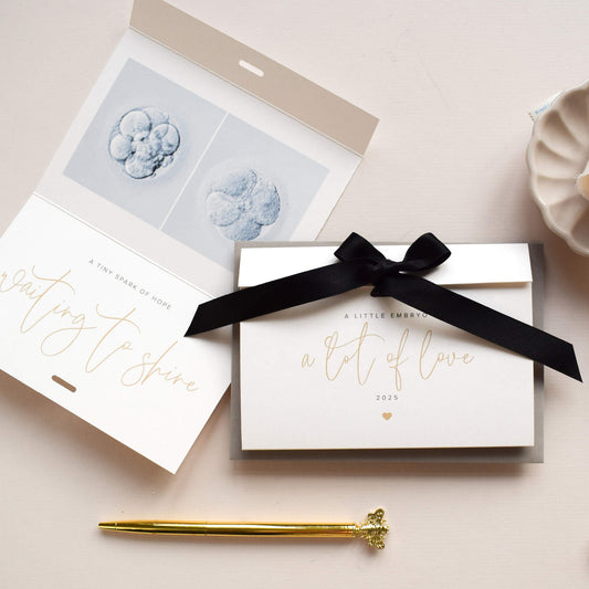 Personalised IVF Embryo Photo Card