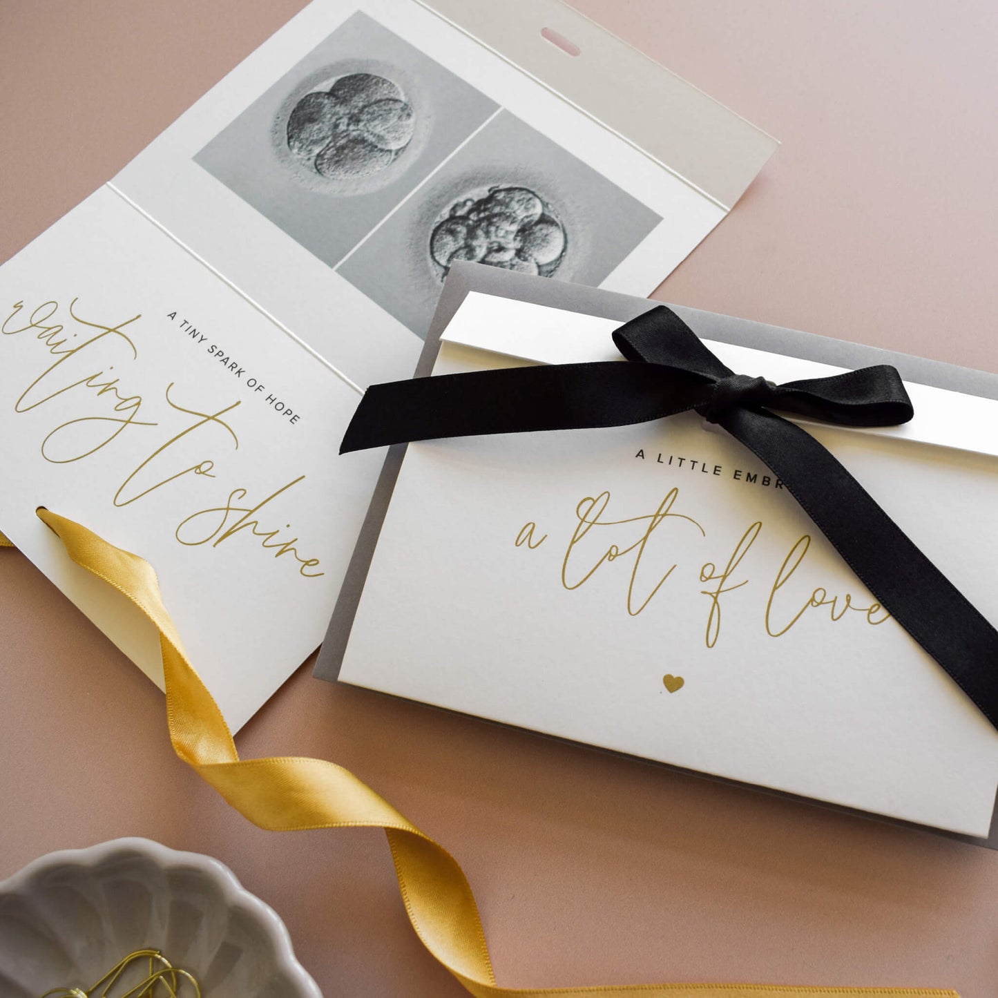Personalised IVF Embryo Photo Card