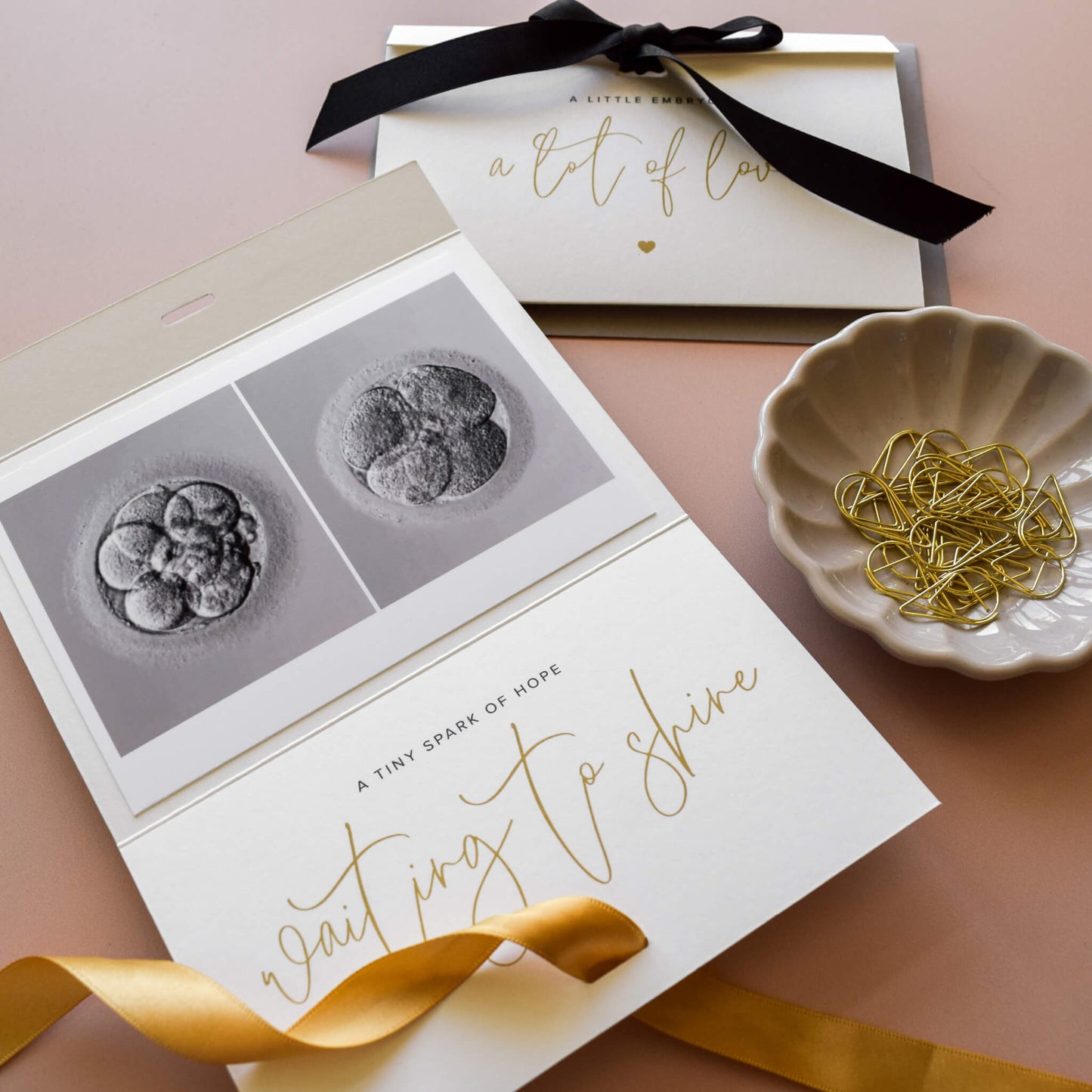 Personalised IVF Embryo Photo Card