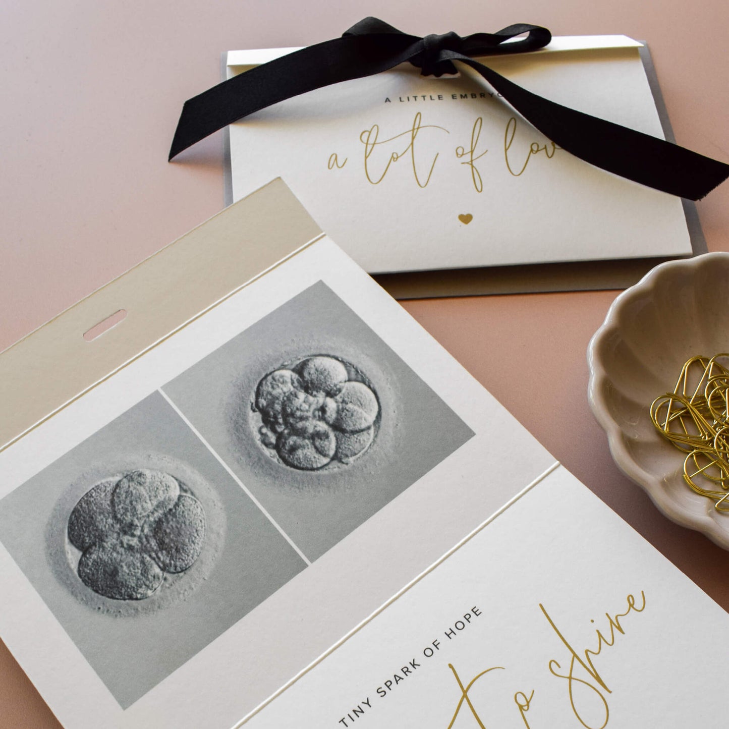 Personalised IVF Embryo Photo Card