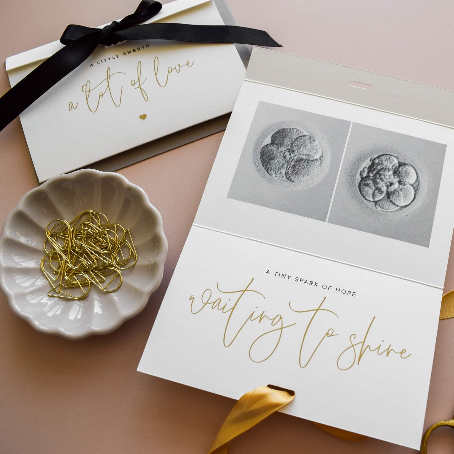 Personalised IVF Embryo Photo Card