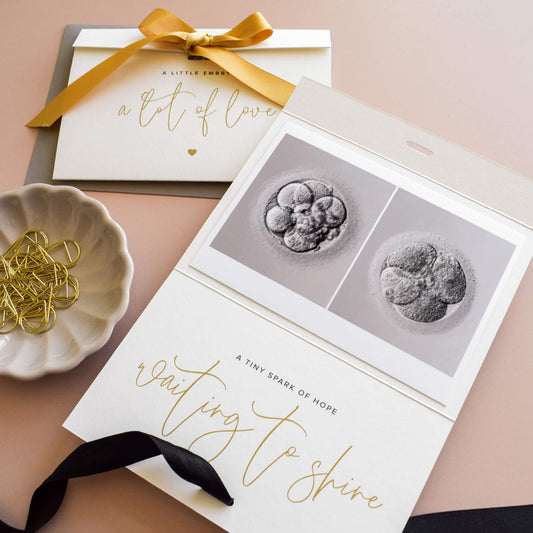 Personalised IVF Embryo Photo Card