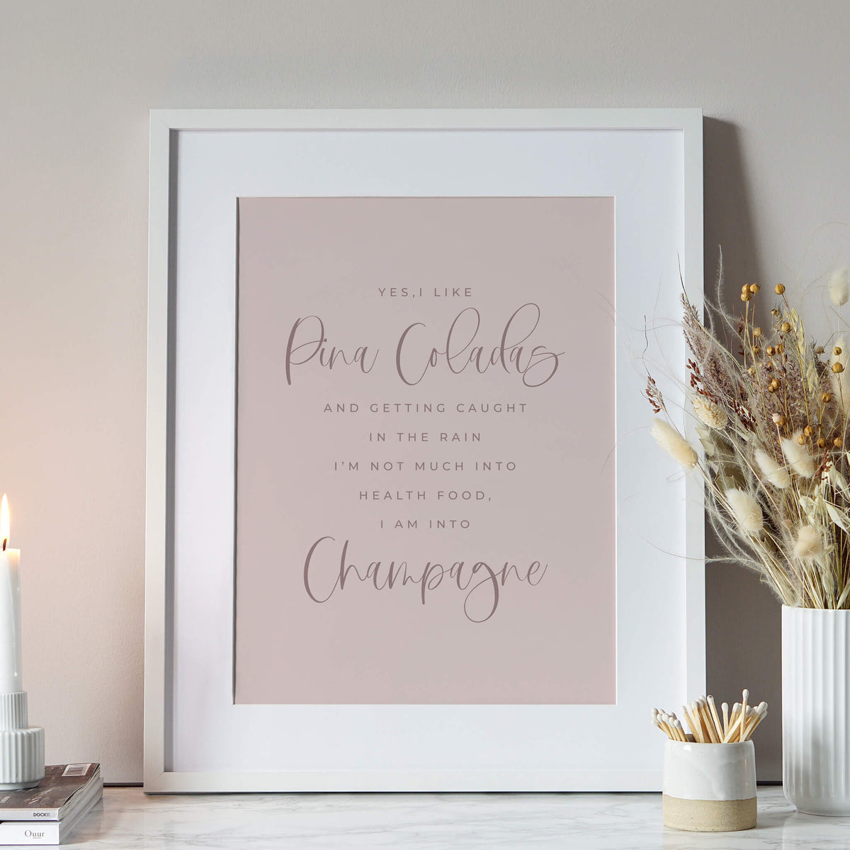 I Like Pina Coladas Print