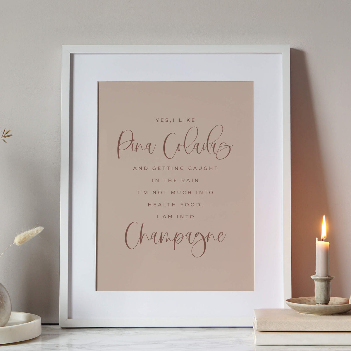 I Like Pina Coladas Print