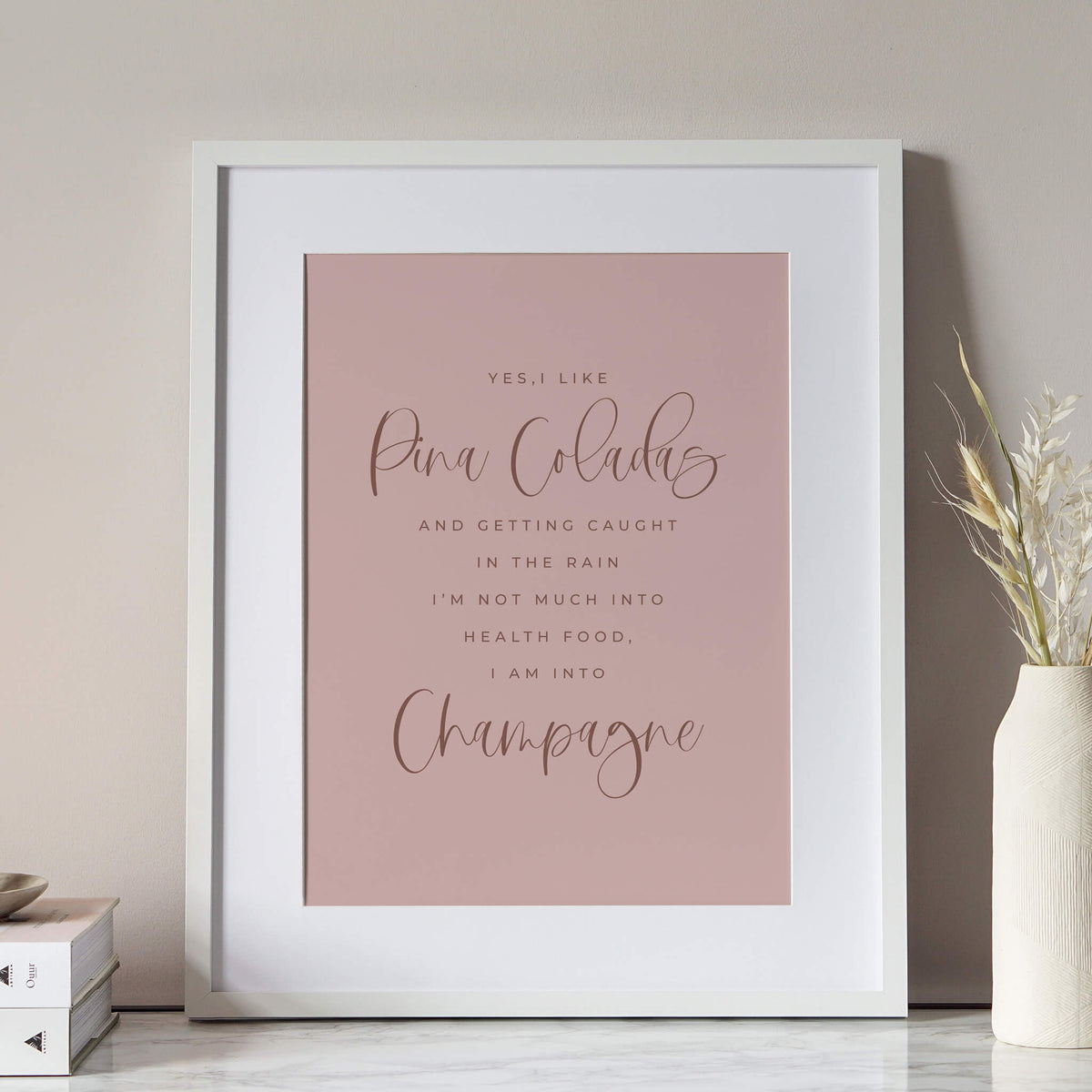 I Like Pina Coladas Print