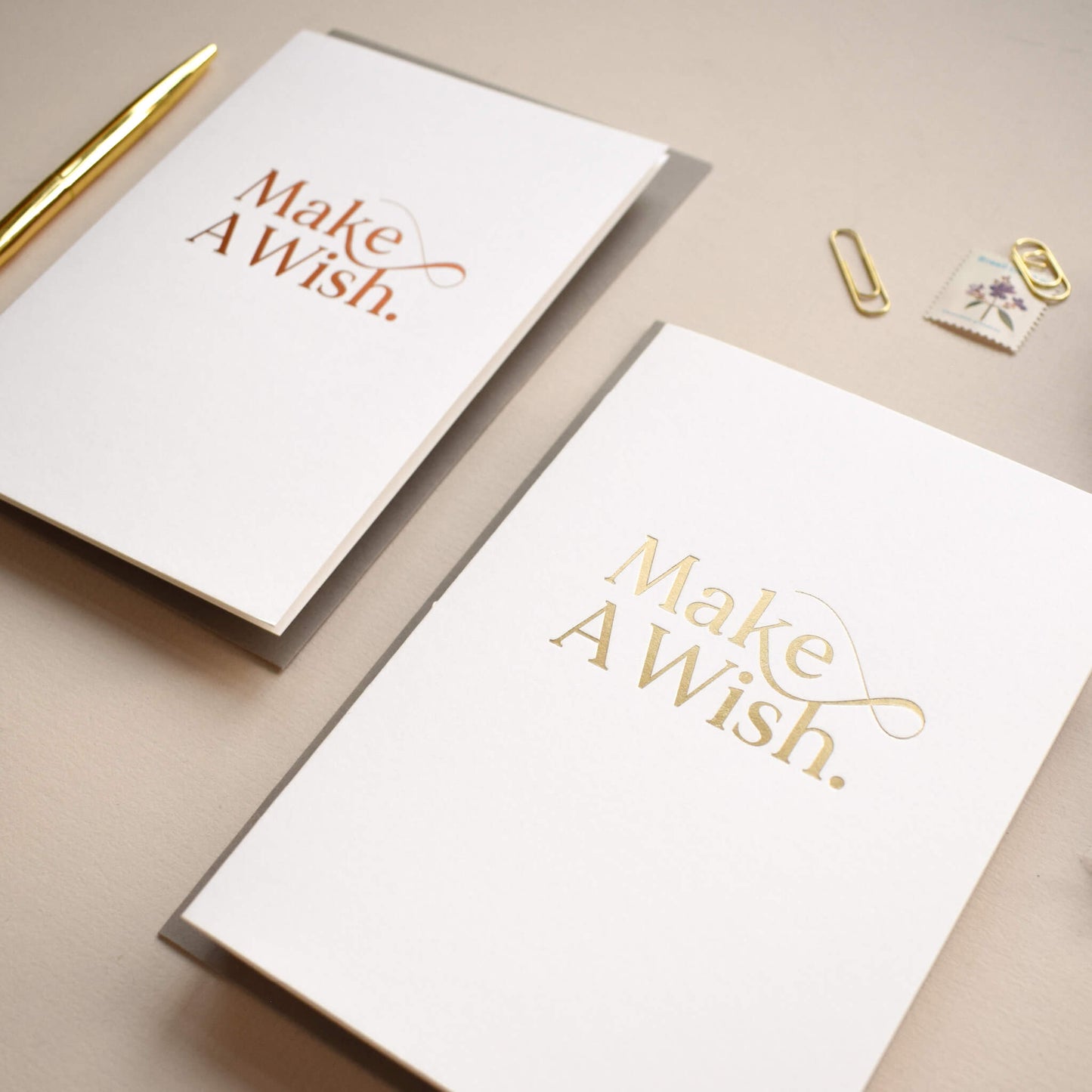 Make A Wish Hot Foil Card