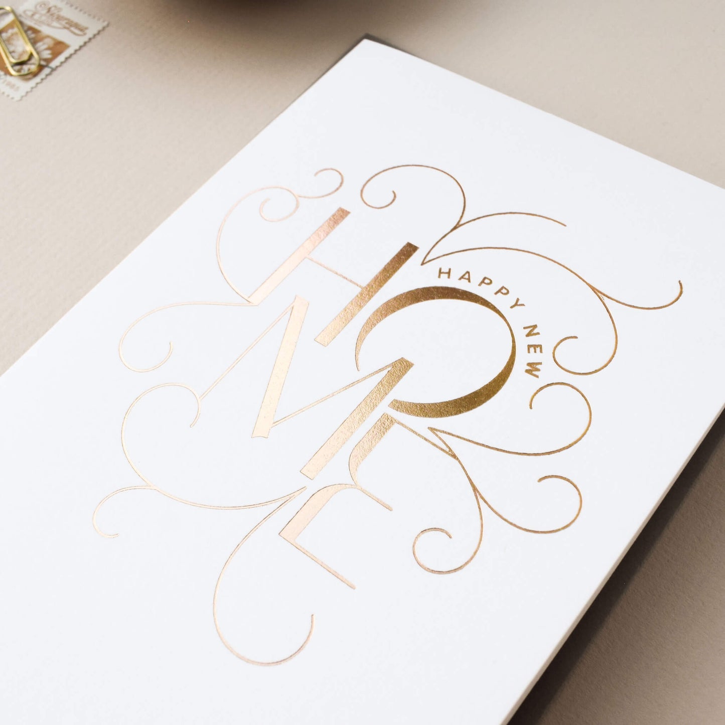 Happy New Home Card, Copper Foil