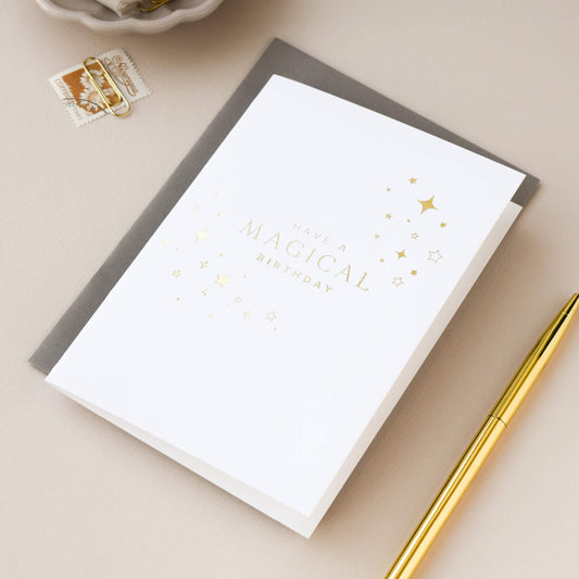 Have A Magical Birthday Hot Foil Card
